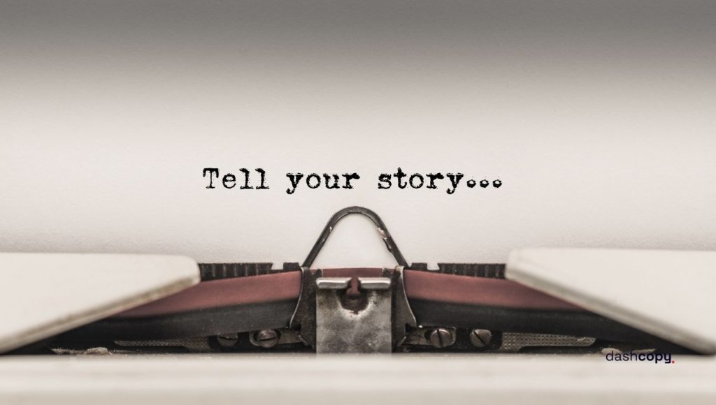 tell your story copywriting tips 